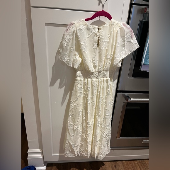 NWTs Baltic Born Evelyn Smocked Maxi Dress in Off White - Picture 9 of 11